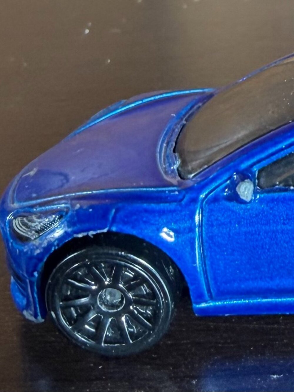 Hot Wheels 1:64th Diecast 2018 Blue Tesla Model 3 Car